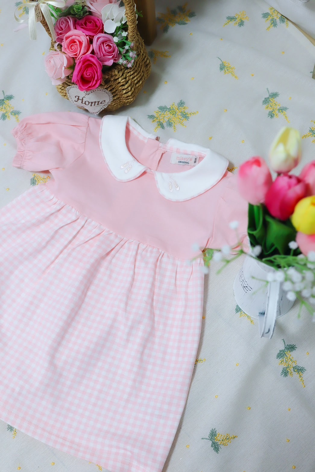 missy's original Ballet gingham check dress