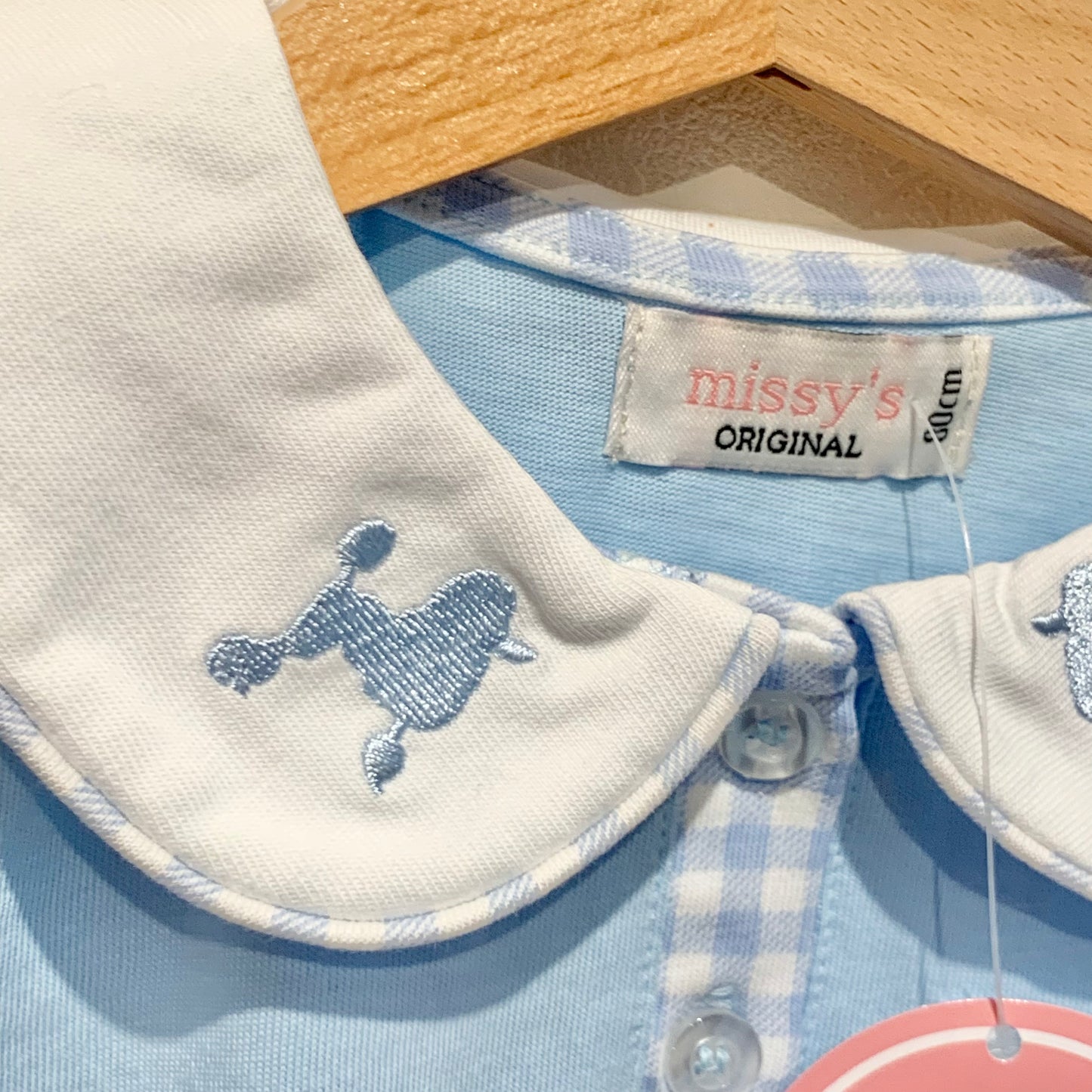 missy's original Poodle gingham check tops