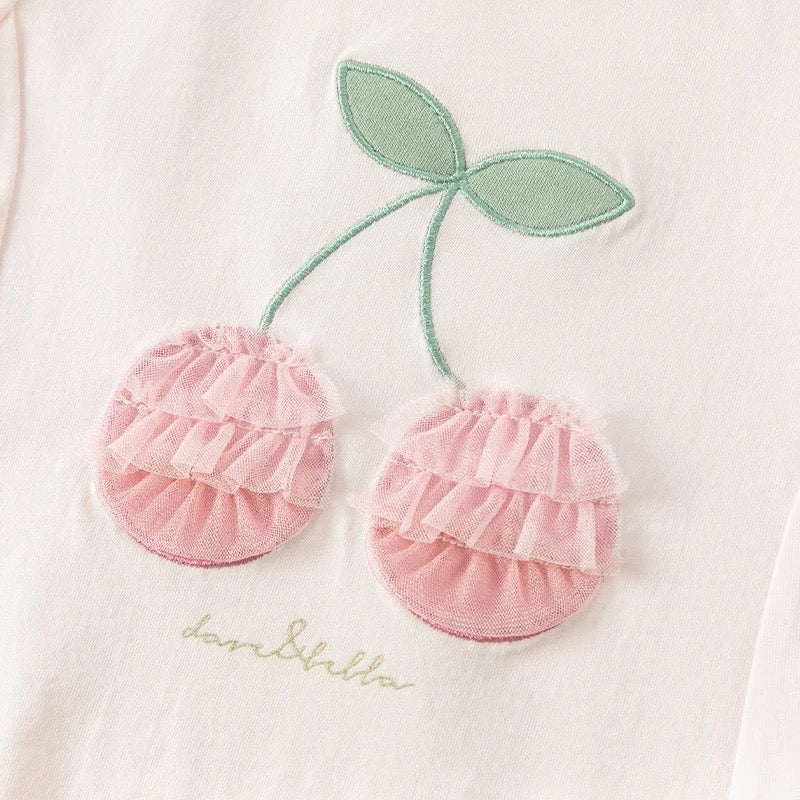 【120cm last one】dave&bella デイブベラ チェリーデザイントップス DB2241168