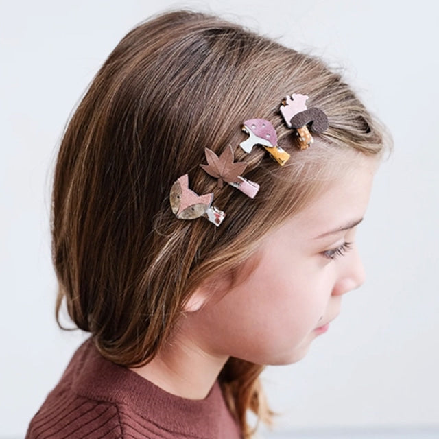 MIMI&LULA Woodland mini clips CHESTNUT