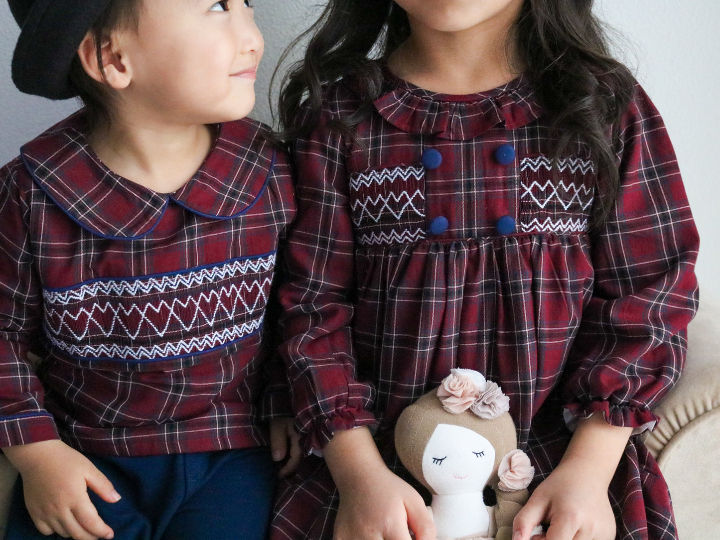 missy'sオリジナル ハートスモッキングブラウス