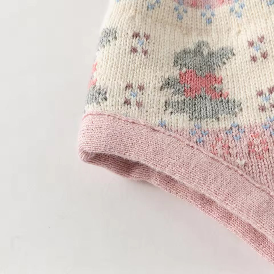 【予約】dave&bella デイブベラ うさちゃんデザインニット帽 DB4243874