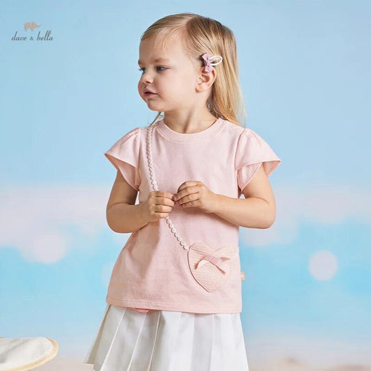 dave&bella デイブベラ ハートポシェットデザイントップス DB2240957