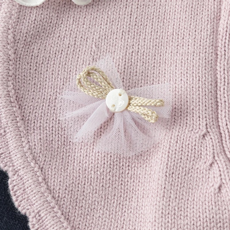dave&bella デイブベラ ボレロドッキングリボン刺繍ワンピース DB3241599