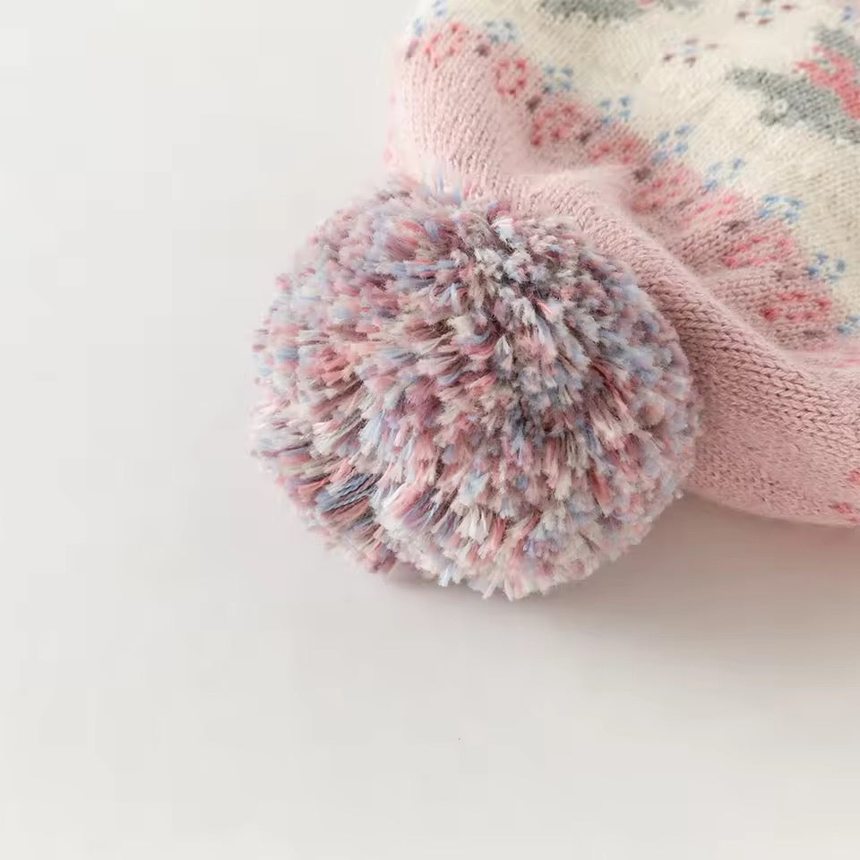 【予約】dave&bella デイブベラ うさちゃんデザインニット帽 DB4243874