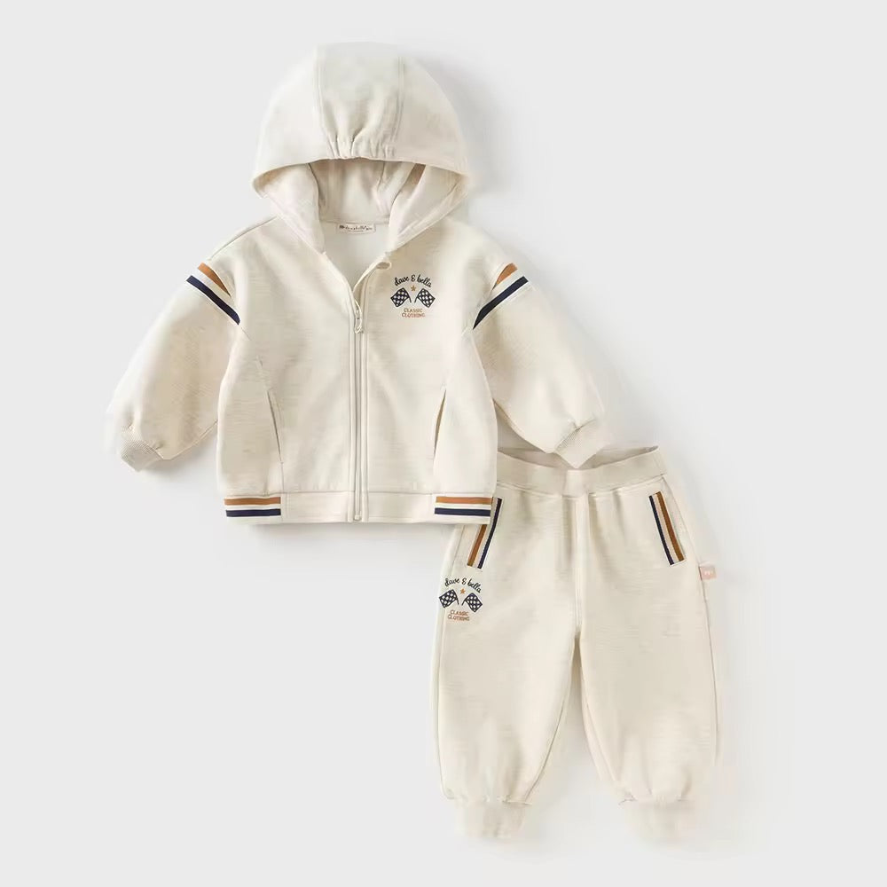 【予約】dave&bella デイブベラ フラッグ刺繍ジャージーセットアップ DB3252885