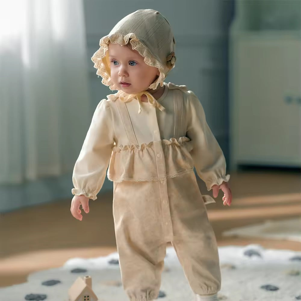 【予約】dave&bella デイブベラ フリルデザインロンパース DB3252985