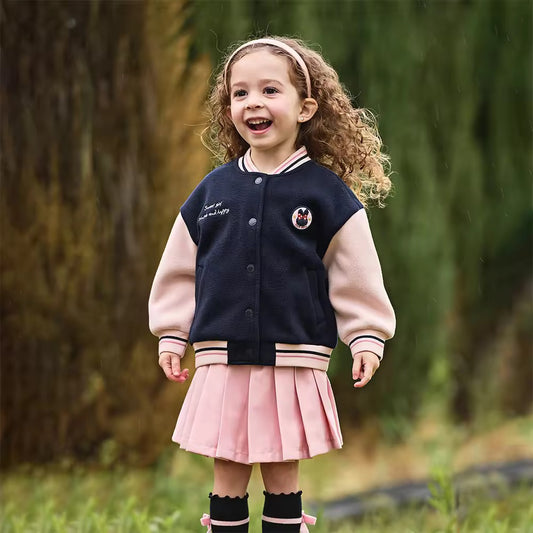 【予約】dave&bella デイブベラ ガールズ刺繍ブルゾン DB3253554