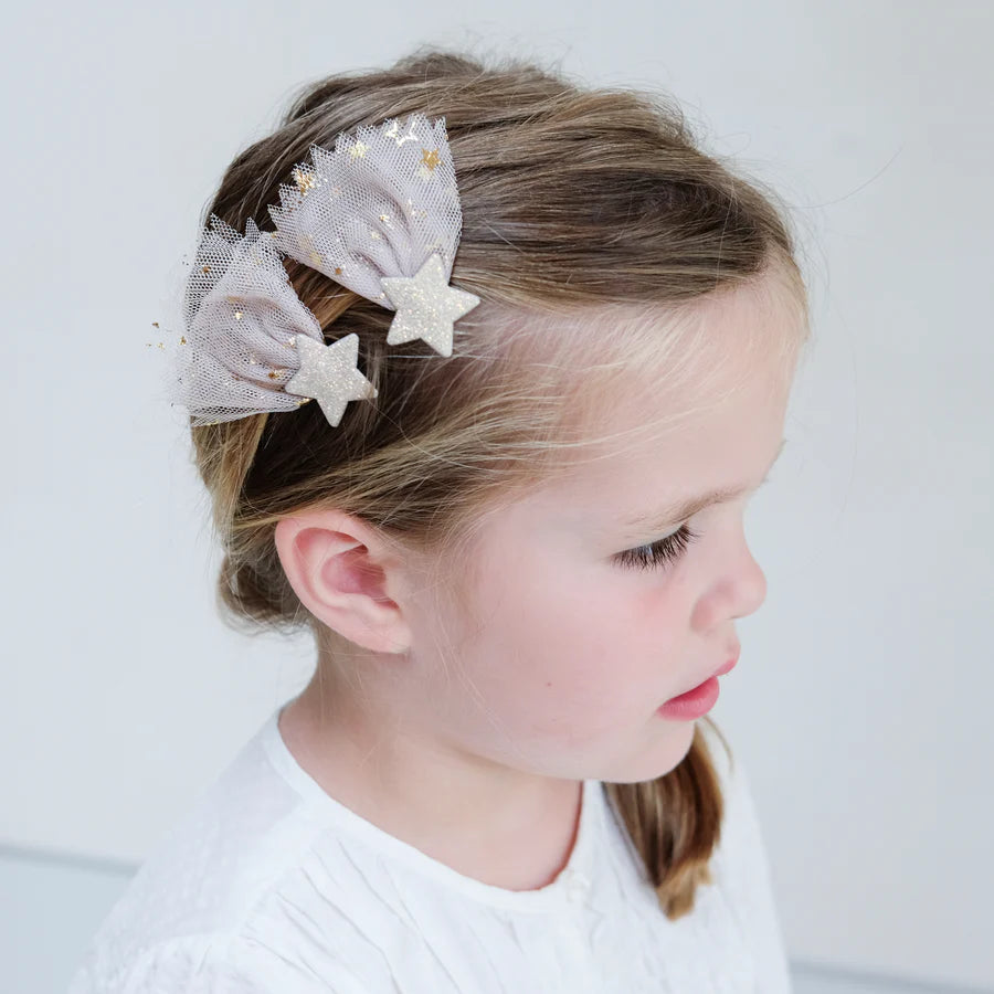 MIMI&LULA ミミアンドルーラ Tulle shooting star clips