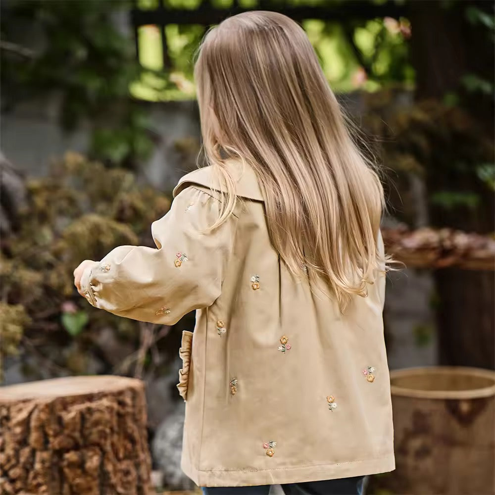 【予約】dave&bella デイブベラ フラワー刺繍アウター DB3252688