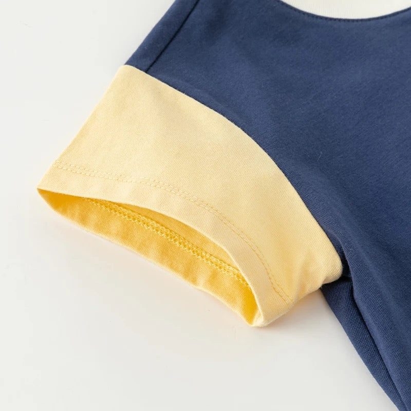 【110cm last one】dave&bella デイブベラ はたらくくるま刺繍Tシャツ DB2240042