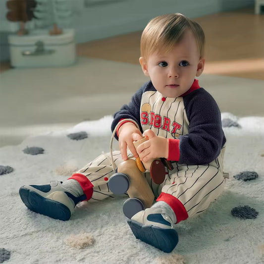 【予約】dave&bella デイブベラ ユニフォーム風ロンパース DB3254130