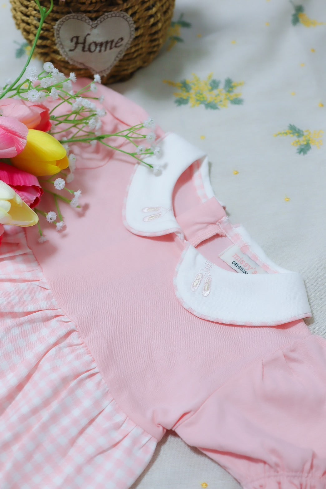 missy's original Ballet gingham check dress