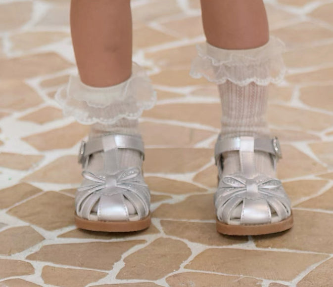 dave&bella デイブベラ キラキラシルバーサンダル DB2251120