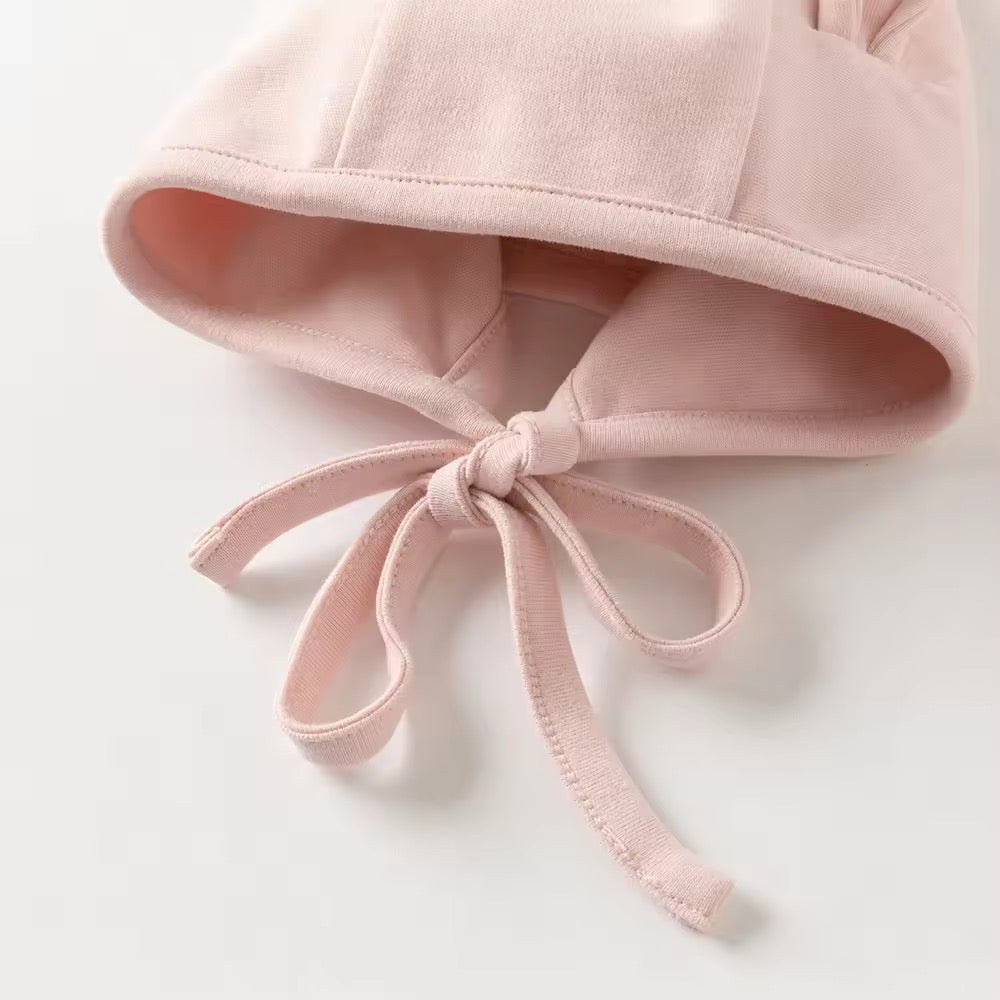 【予約】dave&bella デイブベラ みみつきポンネット付きロンパース DB3252989