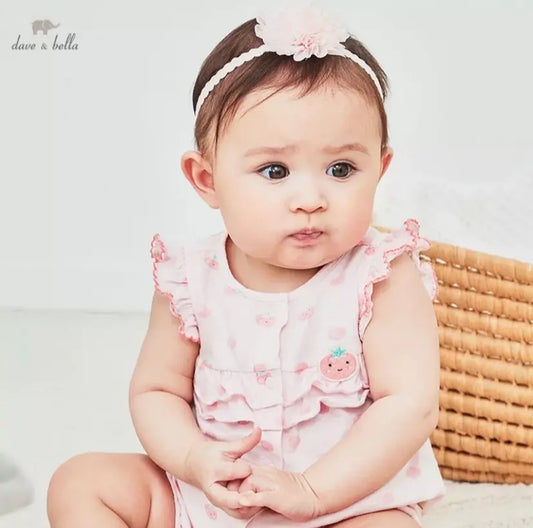 dave&bella  デイブベラ トマトちゃんフリルロンパース 59cm