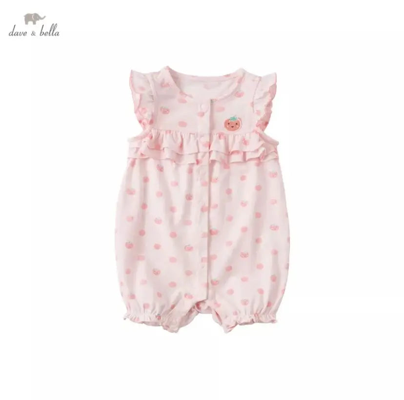 dave&bella  デイブベラ トマトちゃんフリルロンパース 59cm