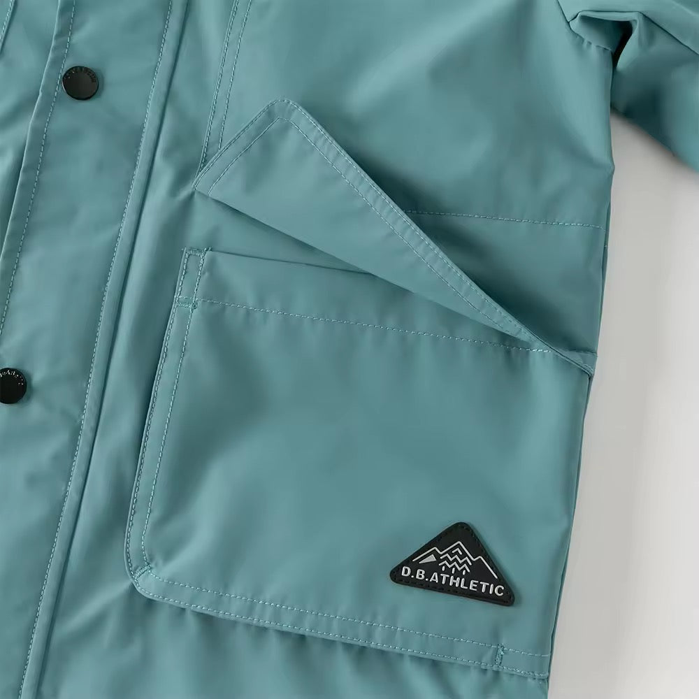 【予約】dave&bella デイブベラ フリースブルゾン付きグリーンアウター DK3253025