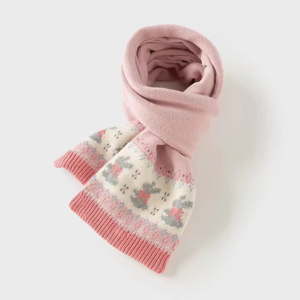 【予約】dave&bella デイブベラ うさちゃんデザインマフラー DB4243875