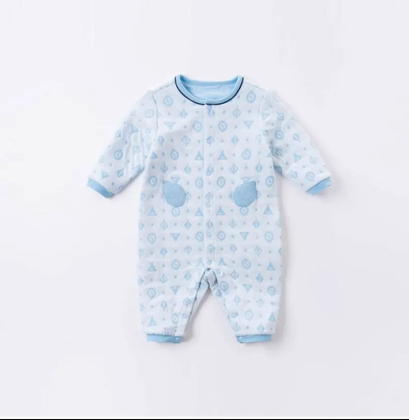 dave&bella デイブベラ  カバーオール ロンパース ピンク・ブルー 80cm