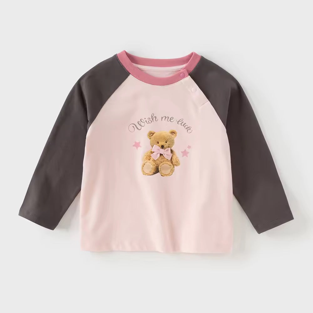 【予約】dave&bella デイブベラ テディベアイラストトップス DB3253247
