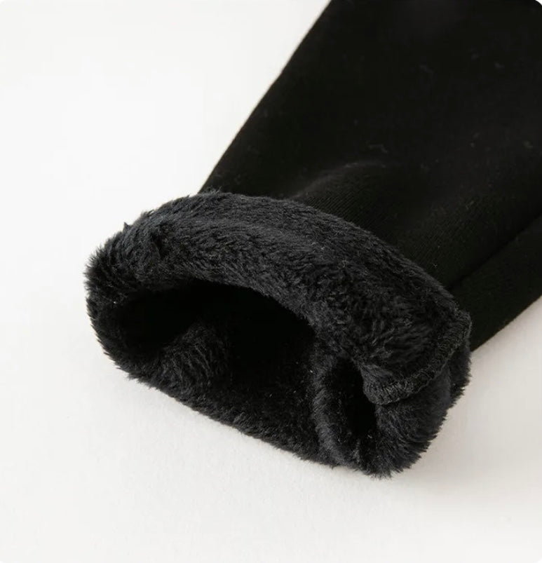 【110cm last one】dave&bella デイブベラ ブラックチュールスカート裏起毛レギンス DB4237485