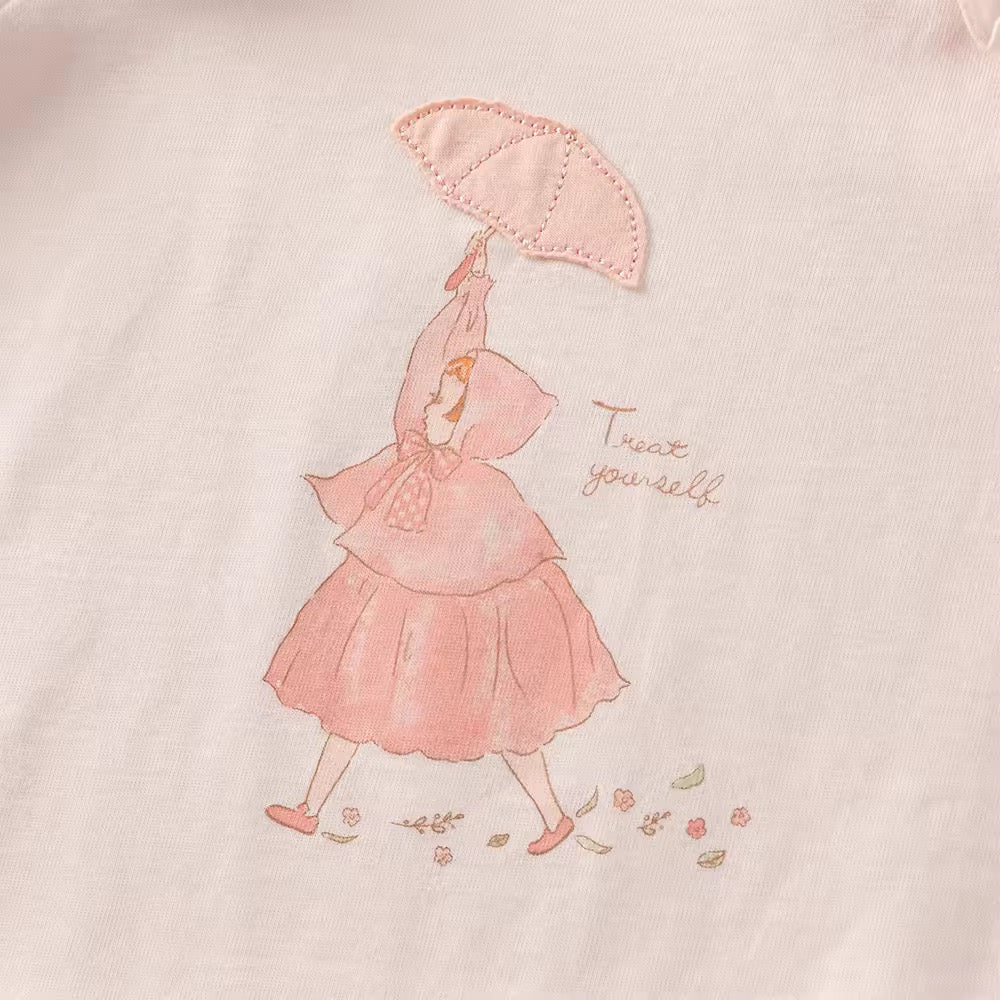 【予約】dave&bella デイブベラ ガールズイラストトップス DB3252634