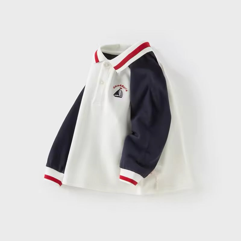 dave&bella デイブベラ ヨット刺繍ポロシャツ DB1250779