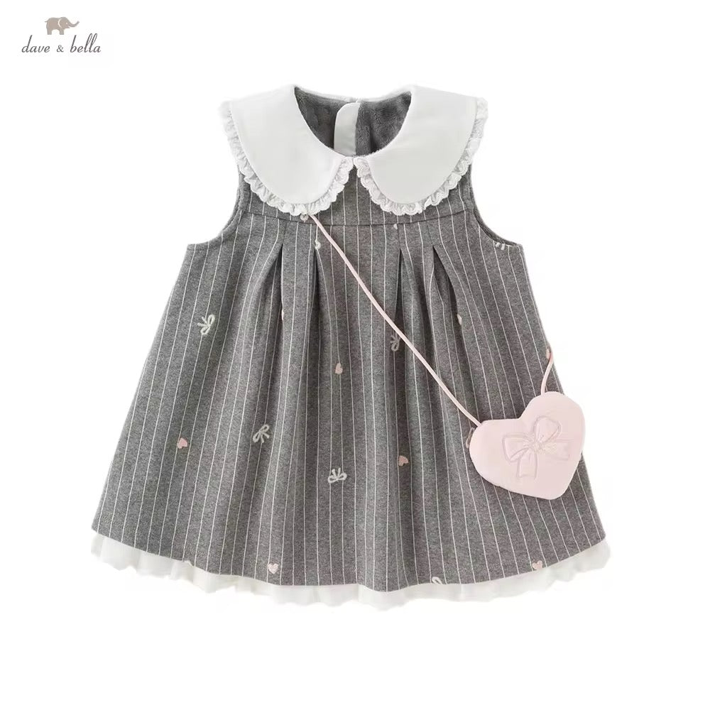 【予約】dave&bella デイブベラ ハートポシェット付きワンイース DB4254339