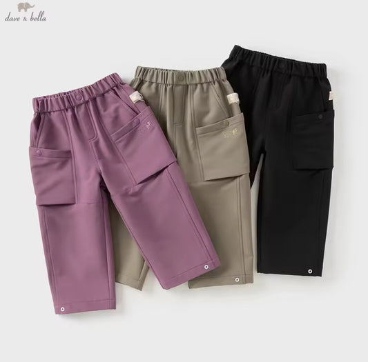 【予約】dave&bella デイブベラ 裾ボタン付きパンツ DB3254892