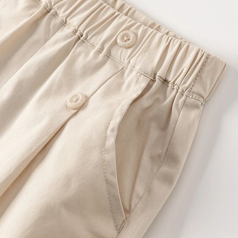 dave&bella デイブベラ ボウタイ付きライトブルートップス&ハーフパンツセット DB2241005