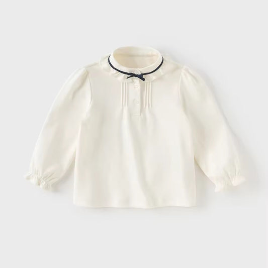 【予約】dave&bella デイブベラ リボンデザインシンプルブラウス DB3253132