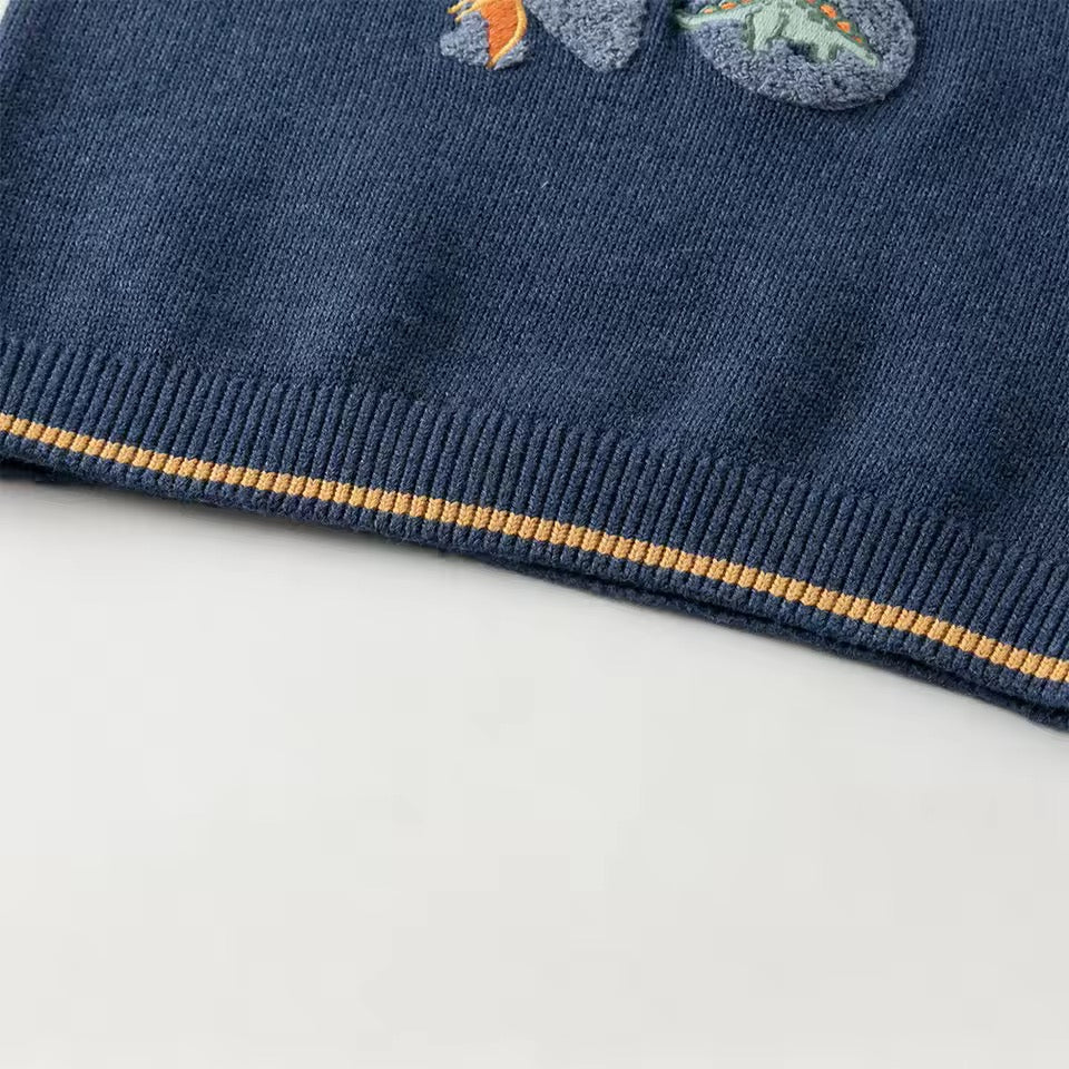 【予約】dave&bella デイブベラ DINO刺繍セーター DB4254268