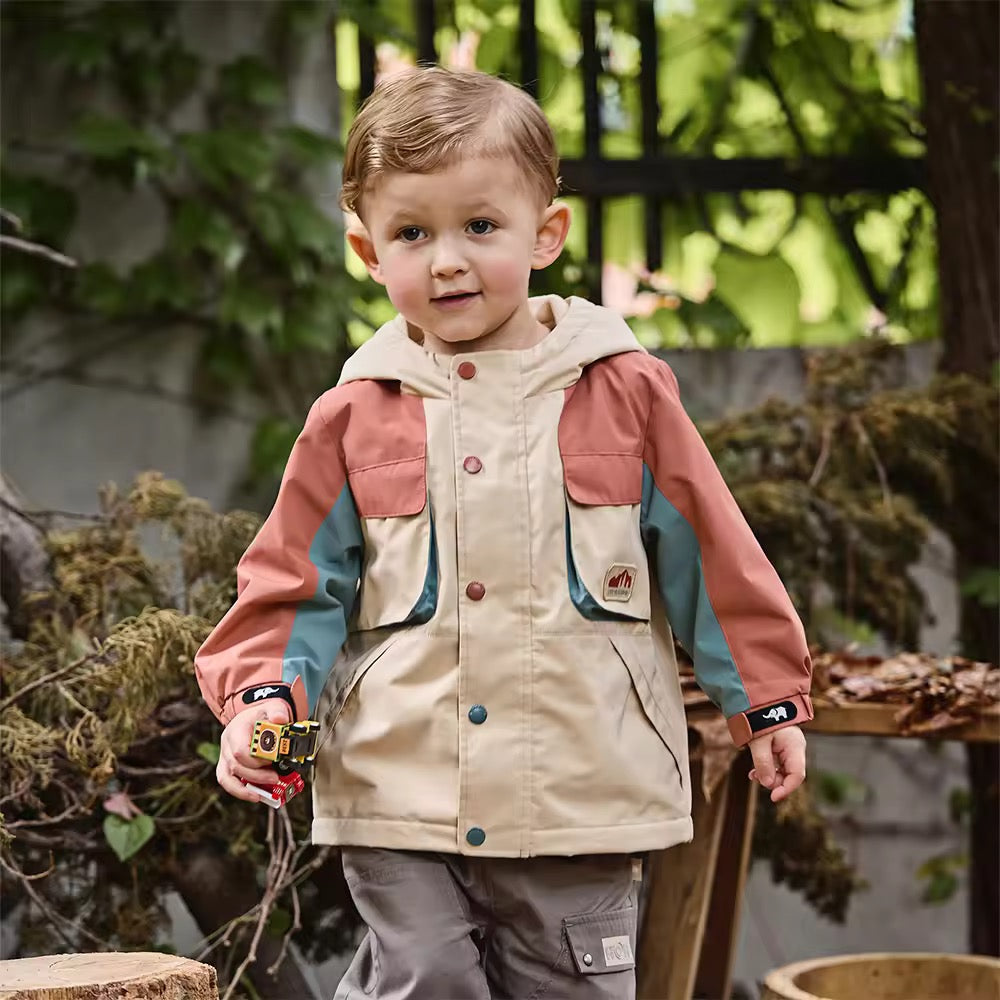 【予約】dave&bella デイブベラ ブロッキングカラーアウター DB3253192