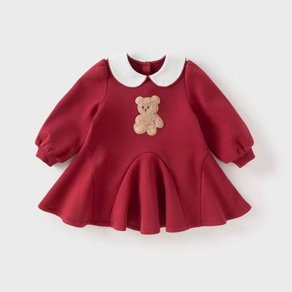 【予約】dave&bella デイブベラ テディベアデザインワンピース DB3253096