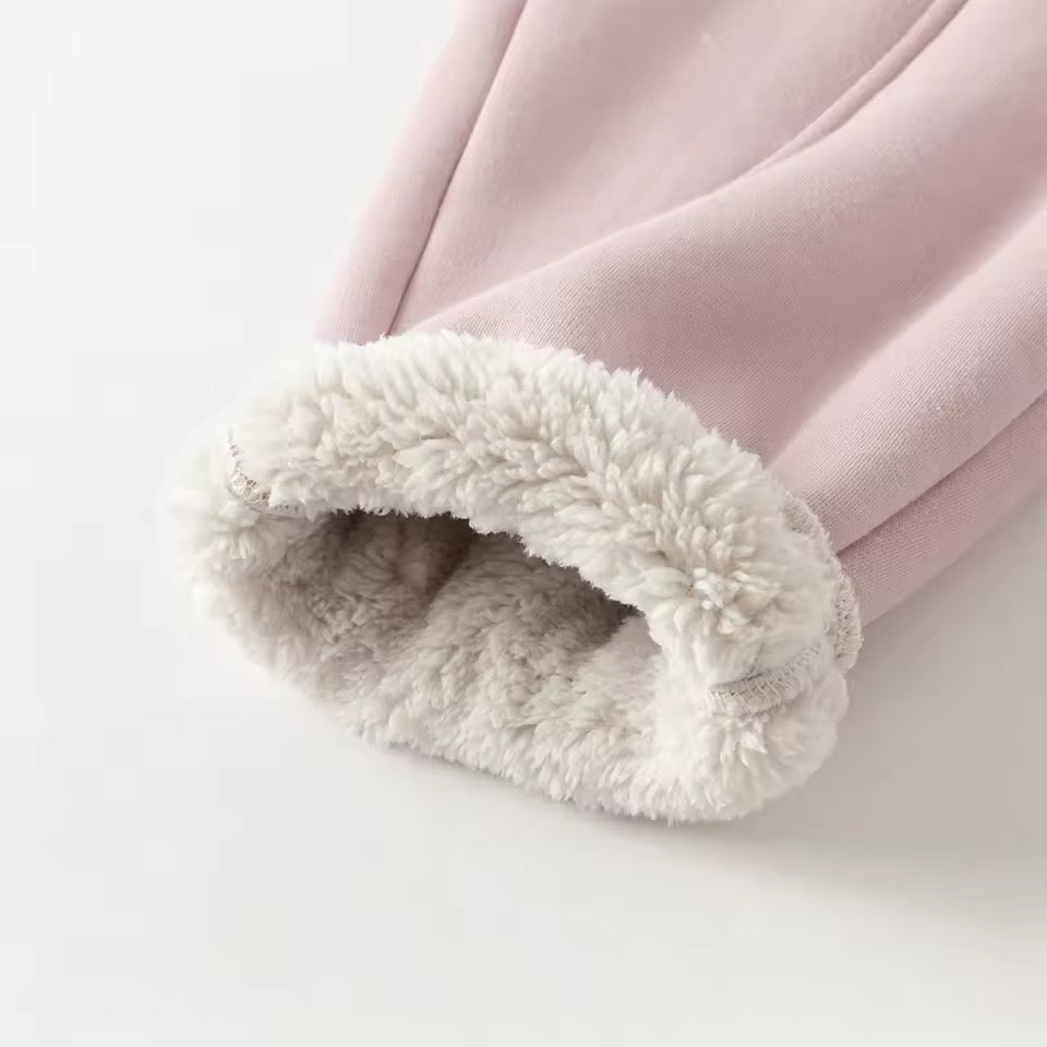 【予約】dave&bella デイブベラ ちょうちょ刺繍裏ボアあったかパンツ DB4254488