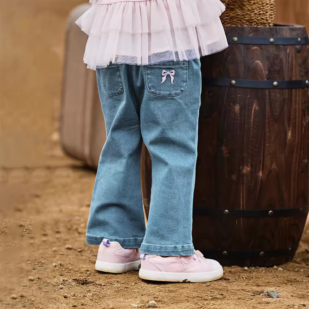 【予約】dave&bella デイブベラ リボン刺繍パンツ DB3252866