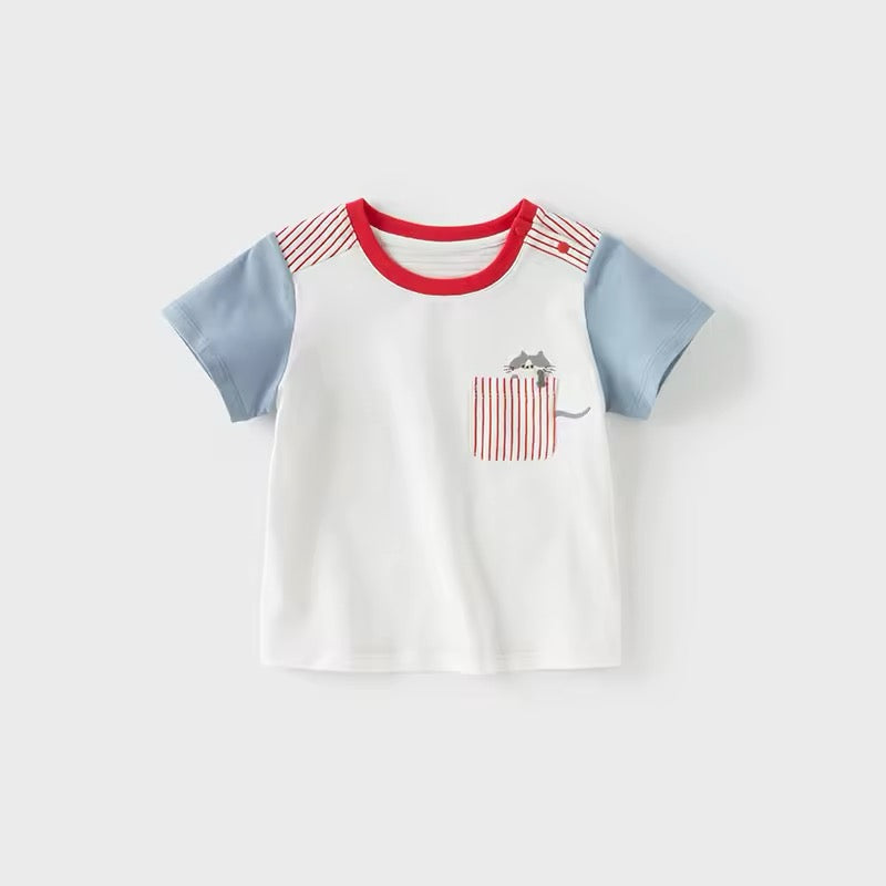 【予約】dave&bella デイブベラ ポケットねこちゃんTシャツ DB2251407