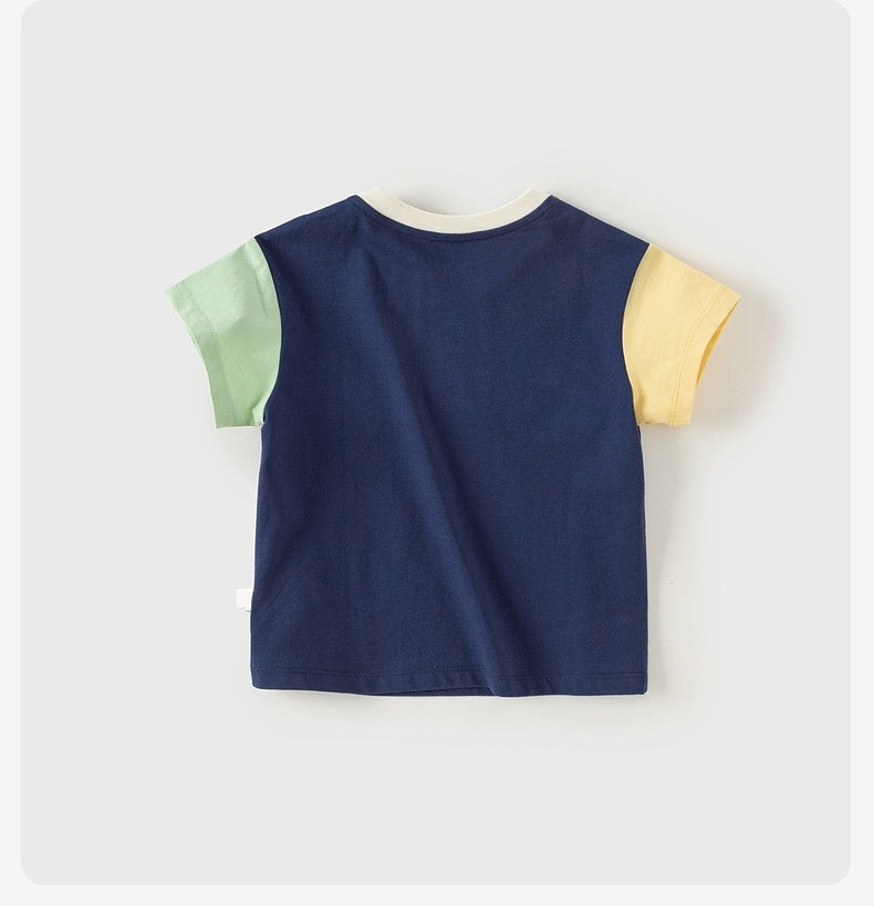 【110cm last one】dave&bella デイブベラ はたらくくるま刺繍Tシャツ DB2240042