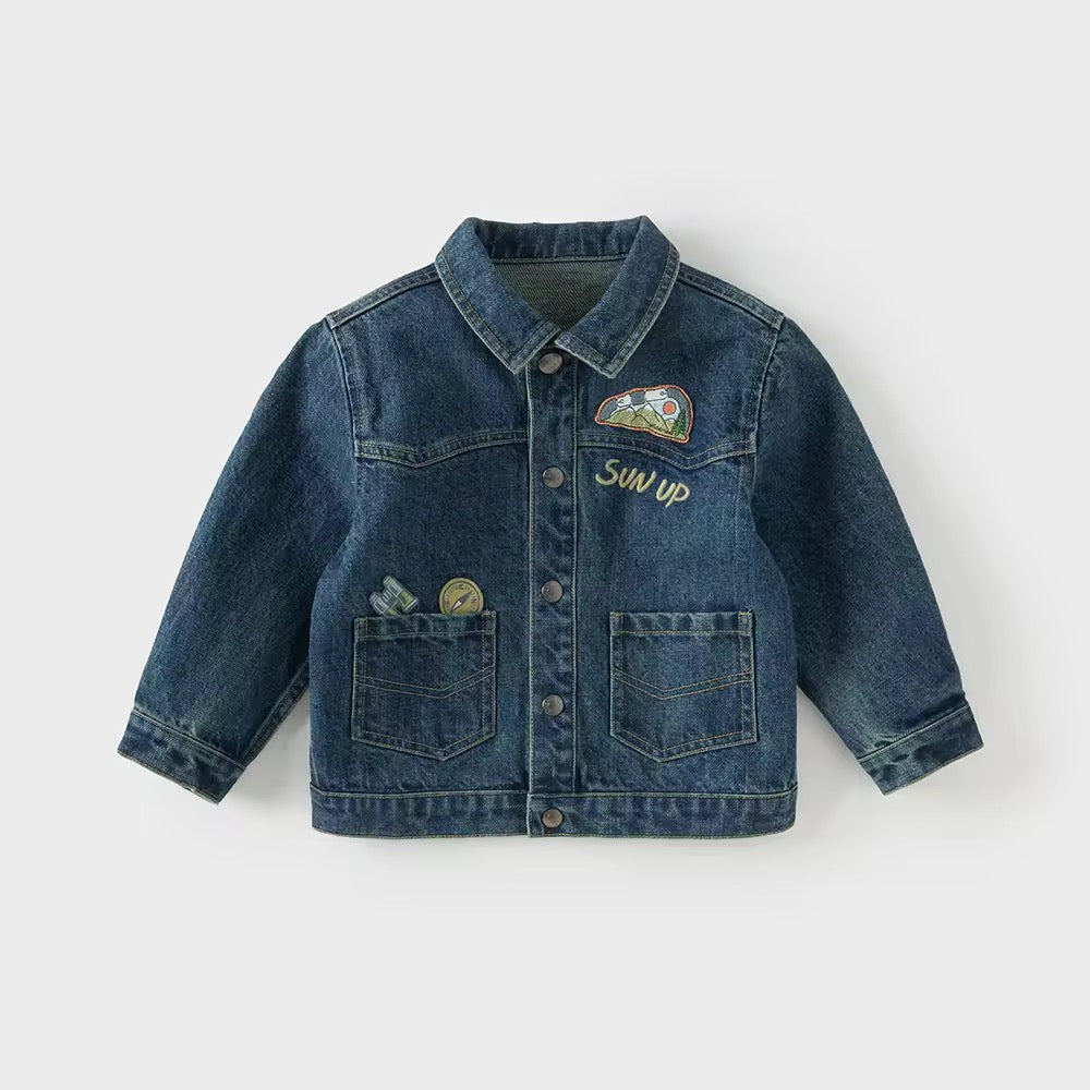 【予約】dave&bella デイブベラ 刺繍デニムジャケット DB3253198