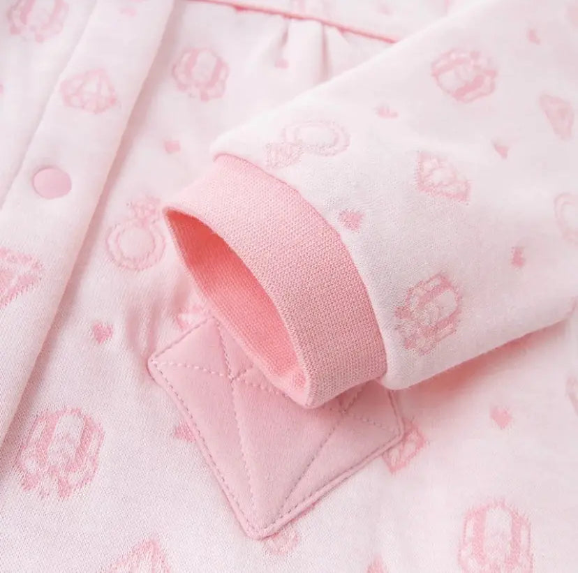 dave&bella デイブベラ  カバーオール ロンパース ピンク・ブルー 80cm