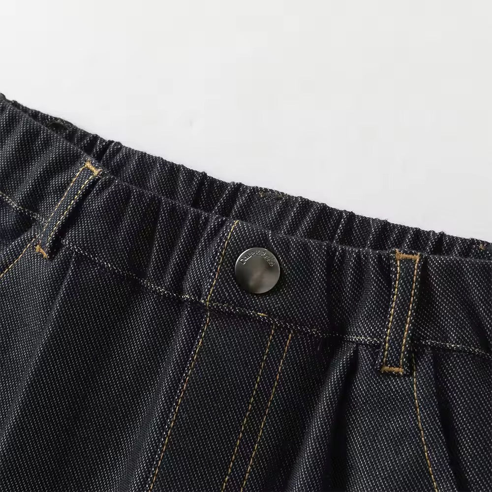 【予約】dave&bella デイブベラ ロゴ刺繍ストレッチデニムパンツ DB3252882