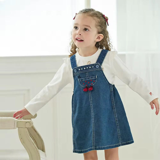 【予約】dave&bella デイブベラ デニムジャンパースカート DB3252413