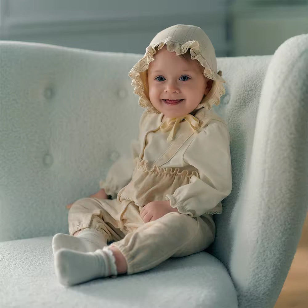 【予約】dave&bella デイブベラ フリルデザインロンパース DB3252985