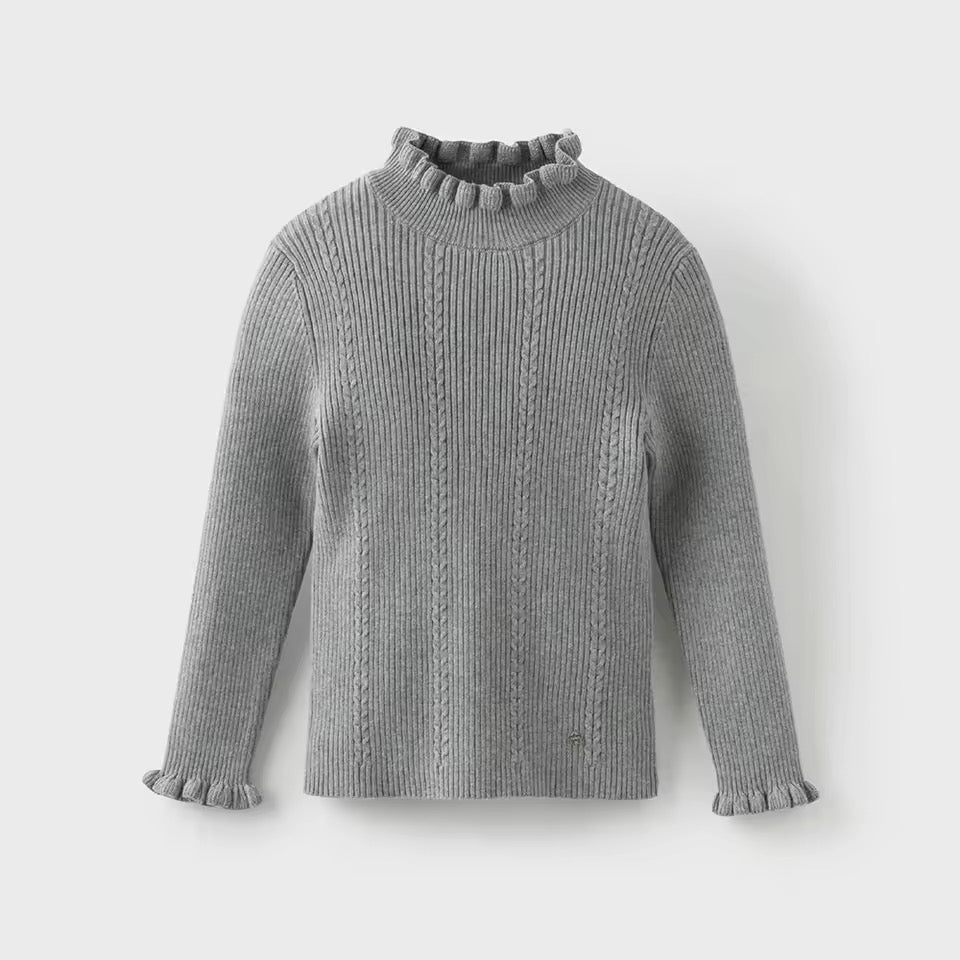 【予約】dave&bella デイブベラ フリルネックトップス DK4254043