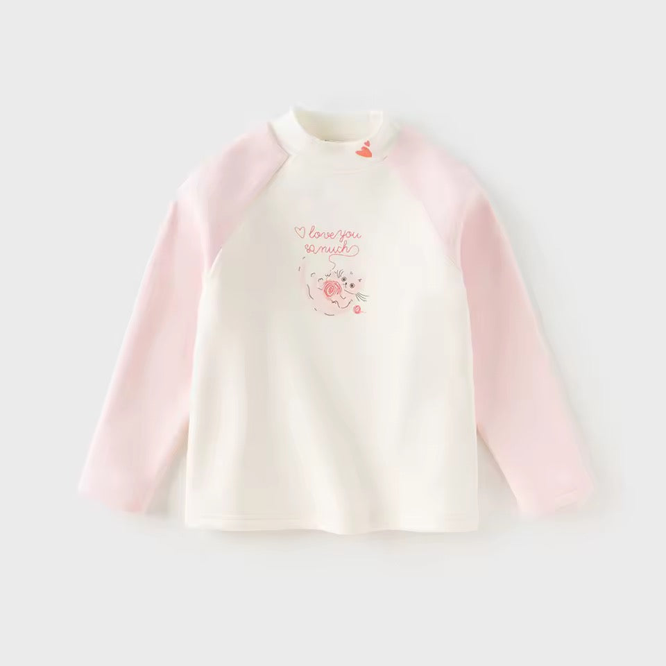 【予約】dave&bella デイブベラ スタンドカラー裏起毛トップス DK4254238