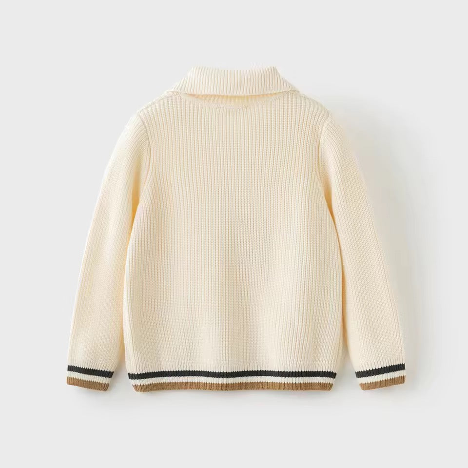 【予約】dave&bella デイブベラ ロゴポイントシンプルニット DK4254670