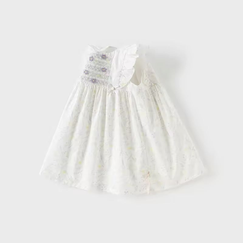 dave&bella デイブベラ フラワースモッキングワンピース DB2252398