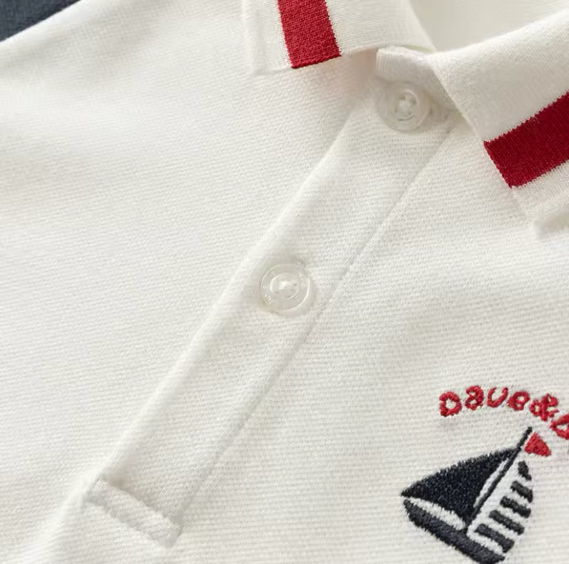 dave&bella デイブベラ ヨット刺繍ポロシャツ DB1250779