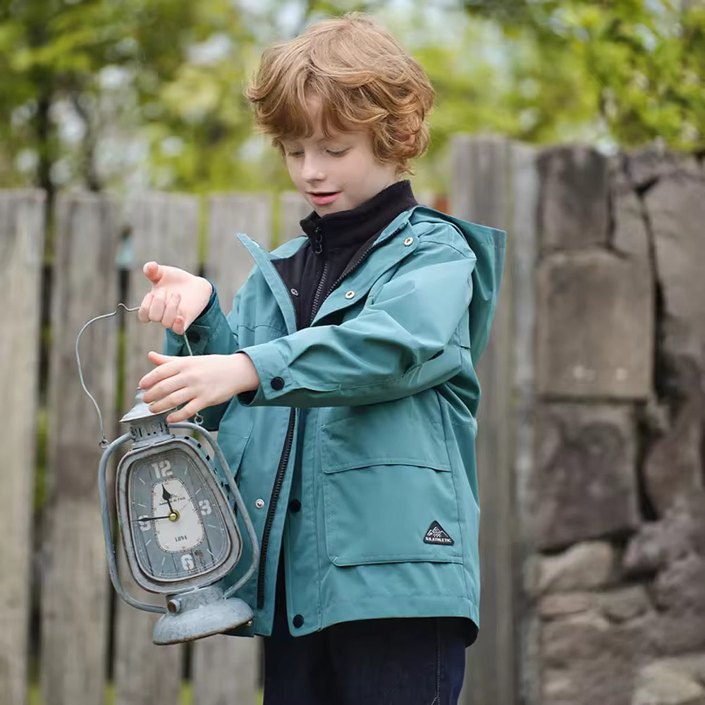 【予約】dave&bella デイブベラ フリースブルゾン付きグリーンアウター DK3253025